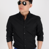 Áo Sơmi trơn nút cổ cài thời trang -A068